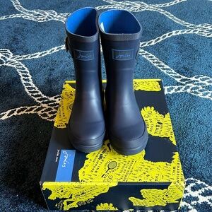 Joules Navy Blue Rain Boots Size 12